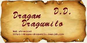 Dragan Dragumilo vizit kartica